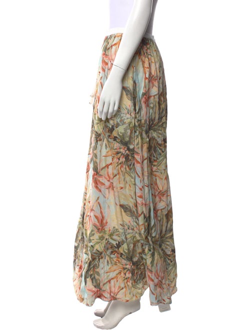 Significant Other Floral Print Long Skirt