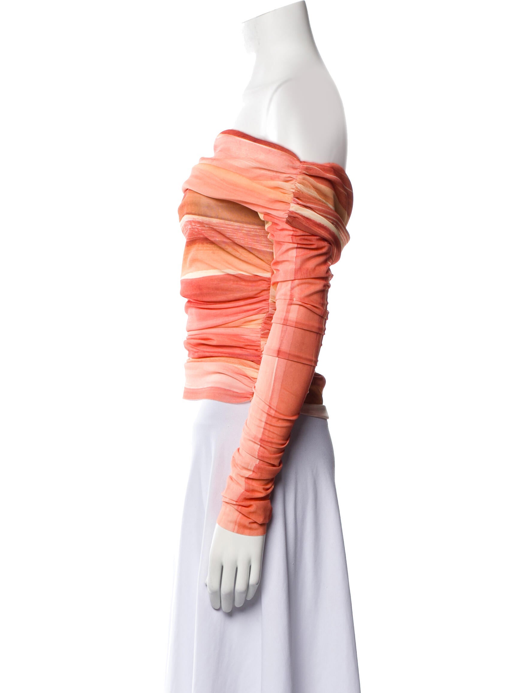 Significant Other Off-The-Shoulder Long Sleeve Crop Top