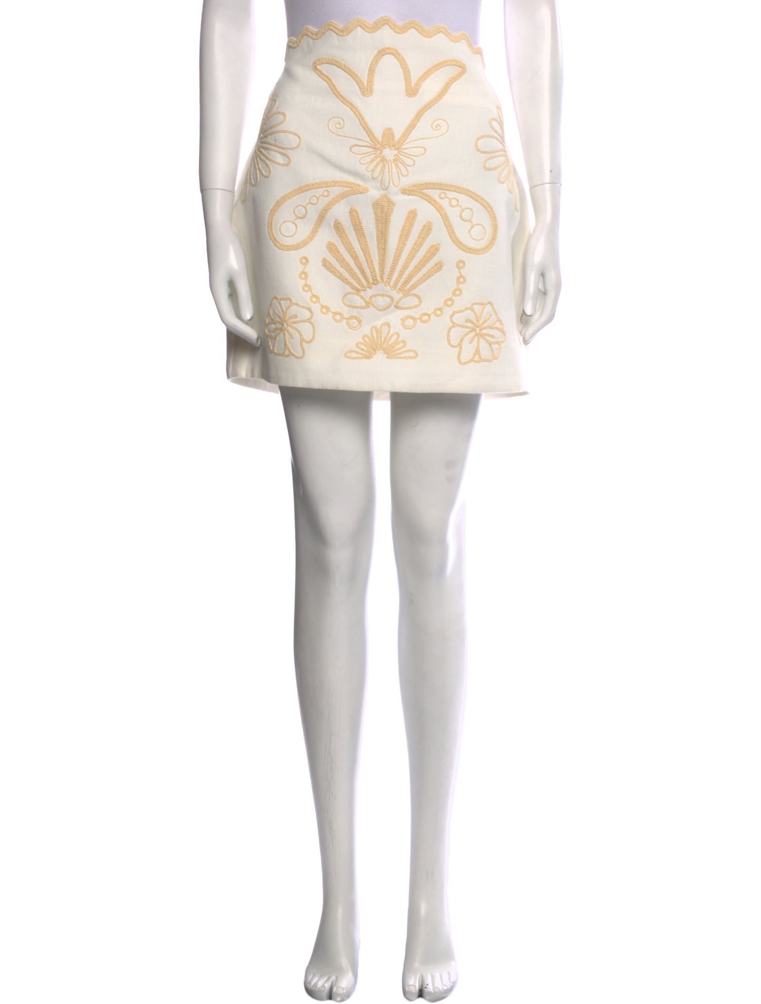 Significant Other Printed Mini Skirt