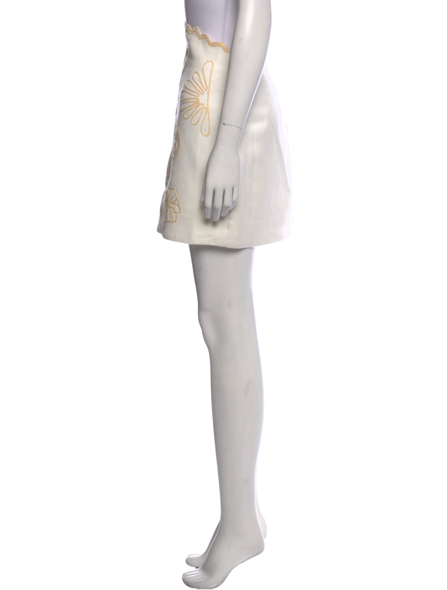 Significant Other Printed Mini Skirt