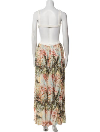 Significant Other Floral Print Long Dress