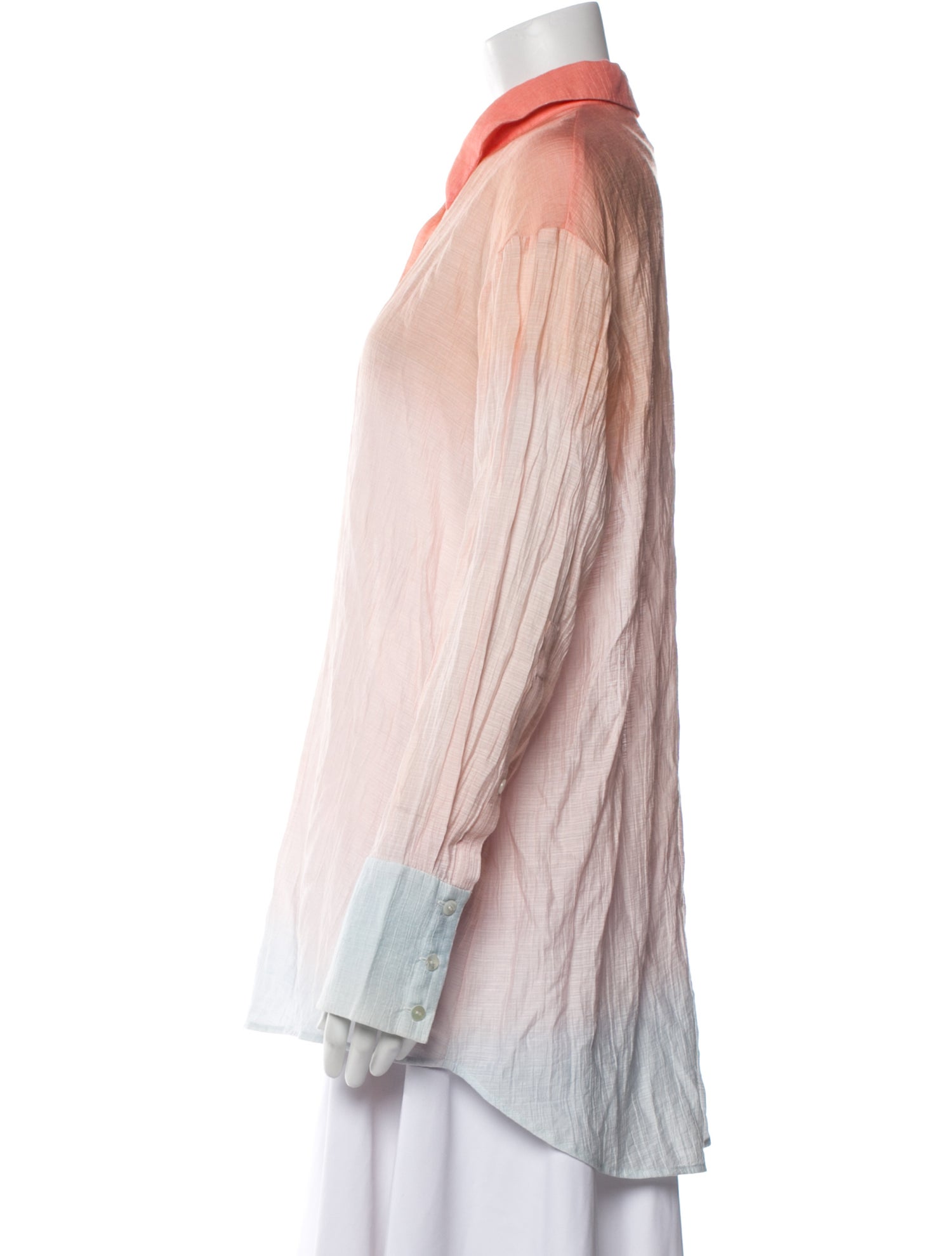 Significant Other Striped Long Sleeve Button-Up Top