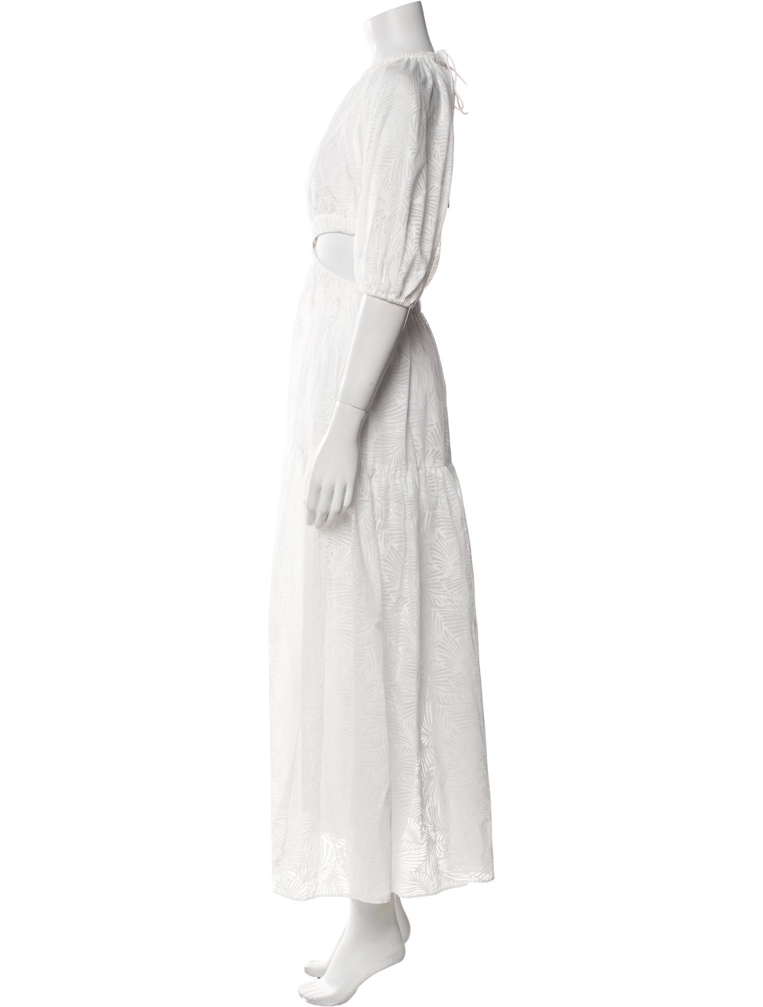 Significant Other Crew Neck Long Dress