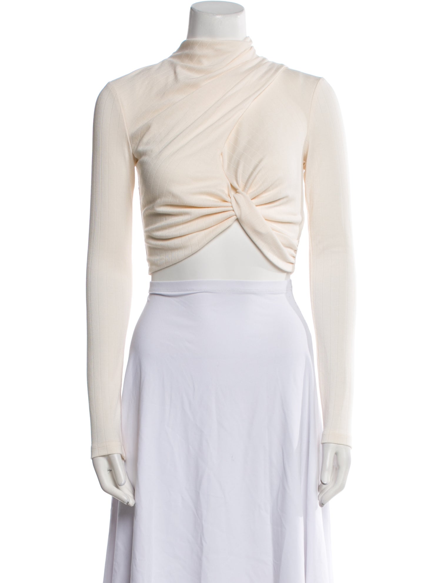 Significant Other Mock Neck Sleeveless Crop Top