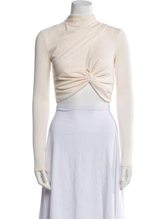 Significant Other Mock Neck Sleeveless Crop Top