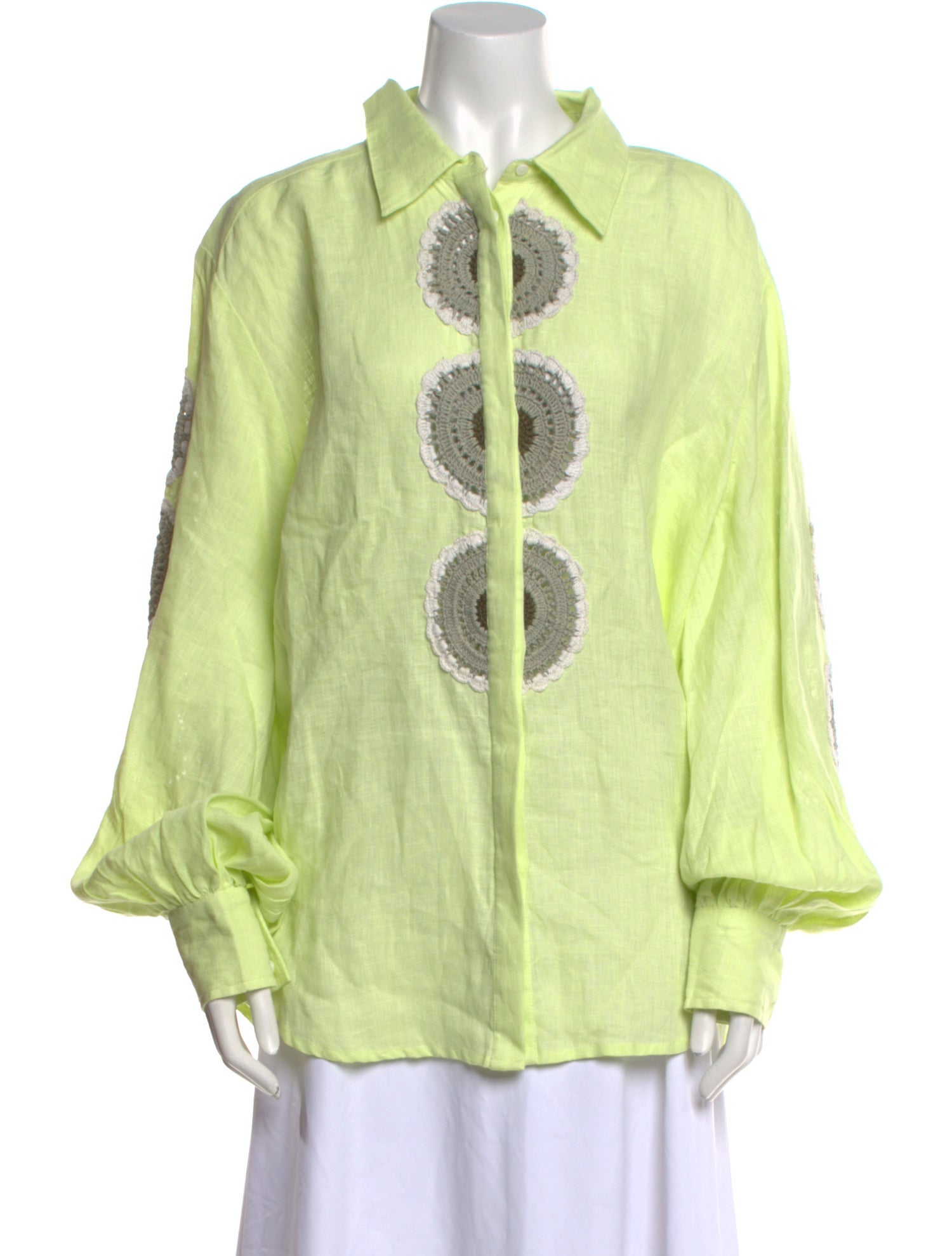 Significant Other Linen Long Sleeve Button-Up Top w/ Tags