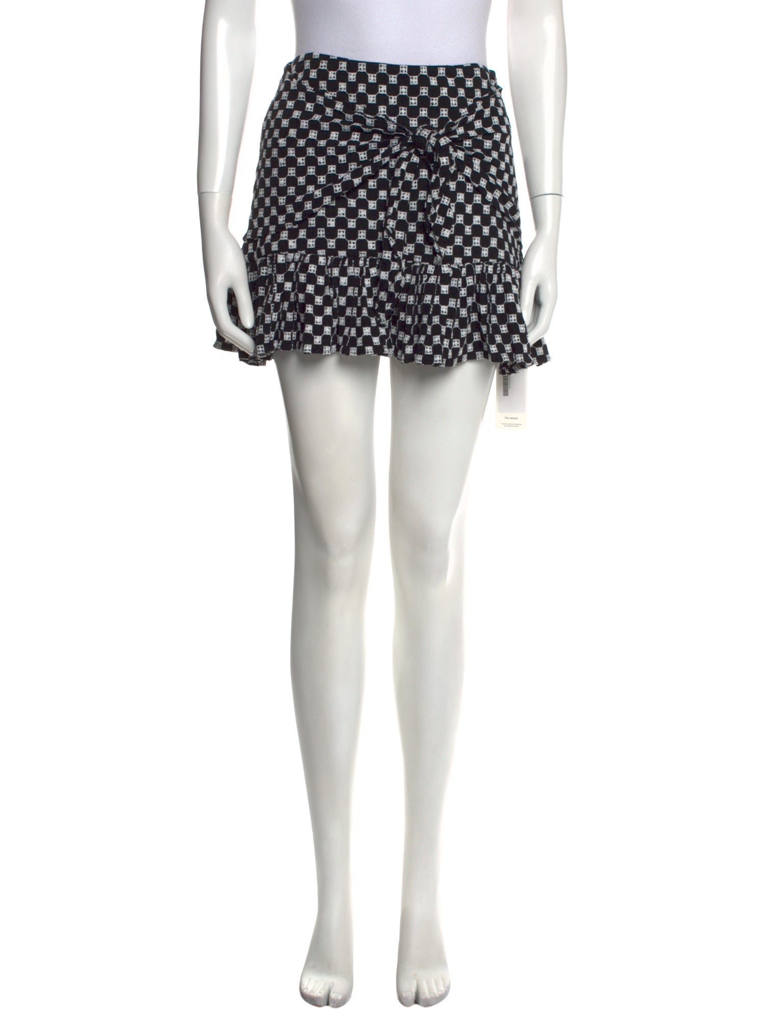 Significant Other Printed Mini Skirt