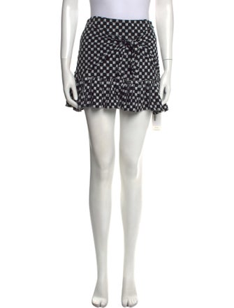 Significant Other Printed Mini Skirt