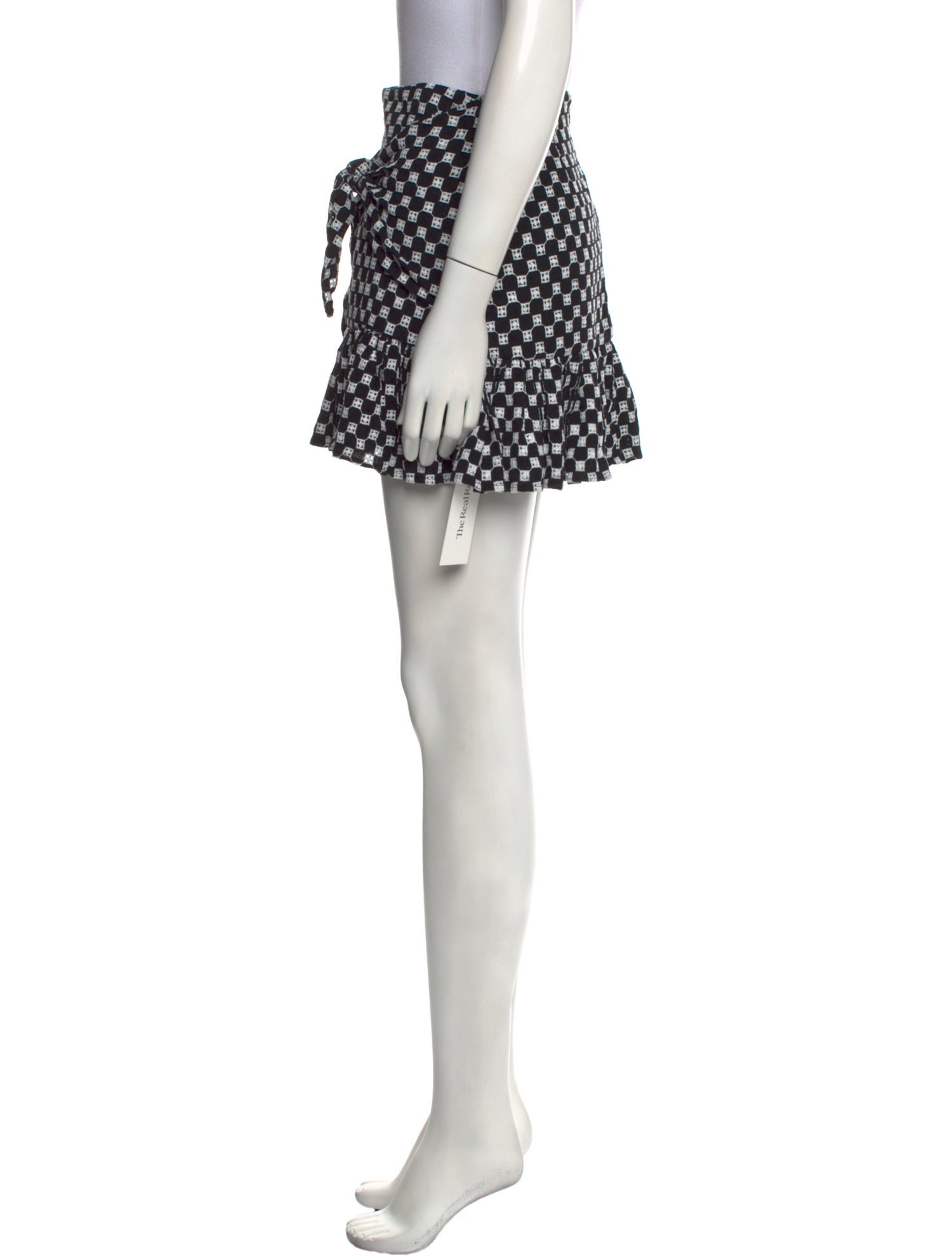 Significant Other Printed Mini Skirt