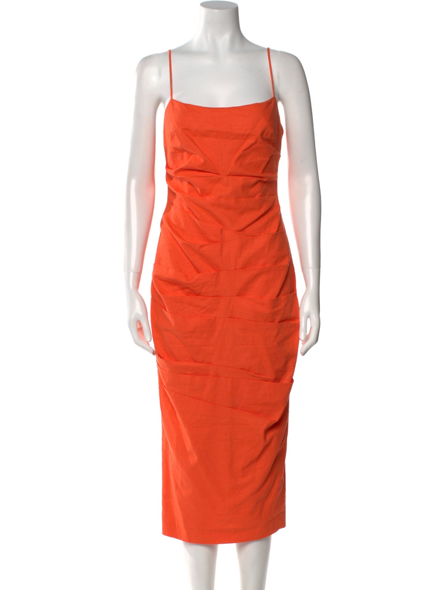 Significant Other Square Neckline Midi Length Dress