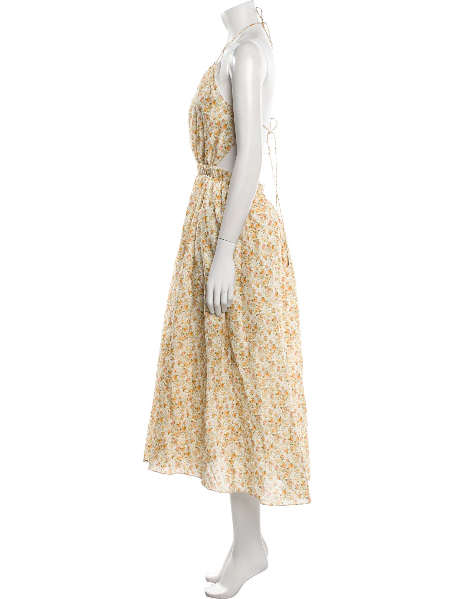 Significant Other Floral Print Midi Length Dress