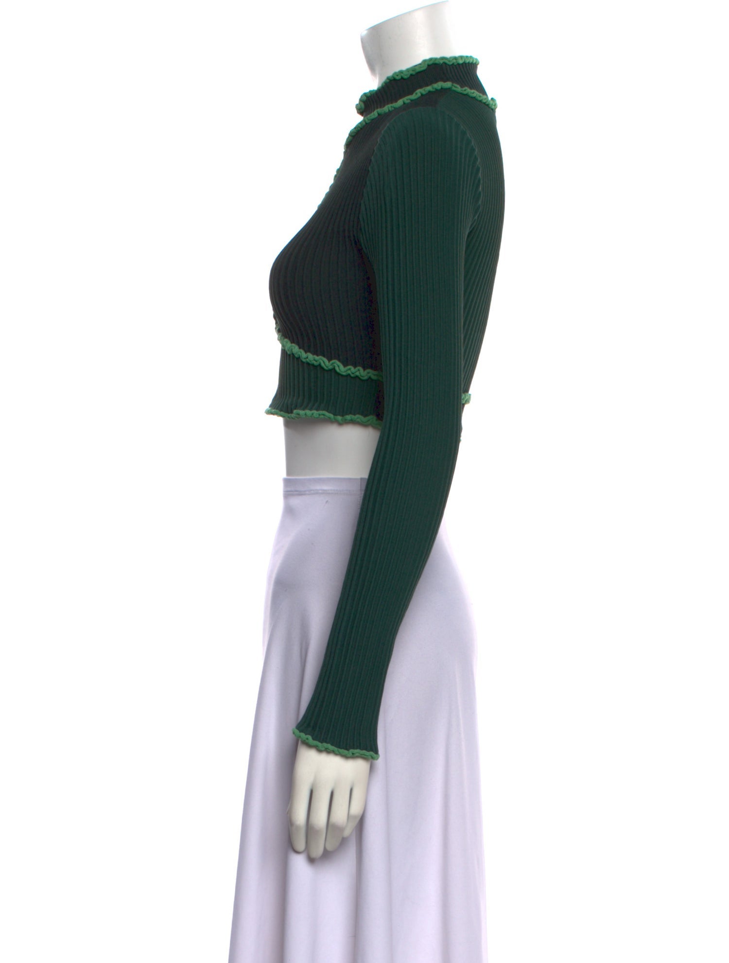 Significant Other Mock Neck Long Sleeve Crop Top