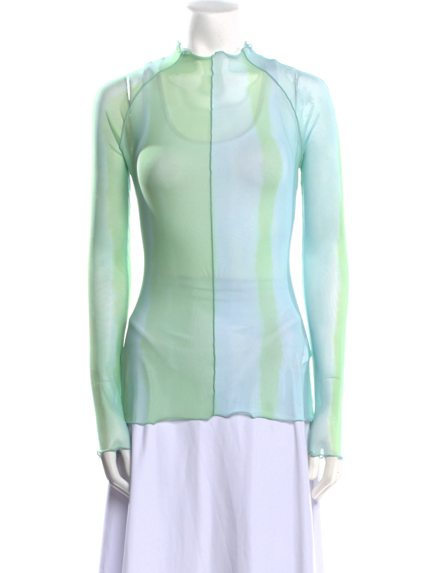 Significant Other Colorblock Pattern Crew Neck Top