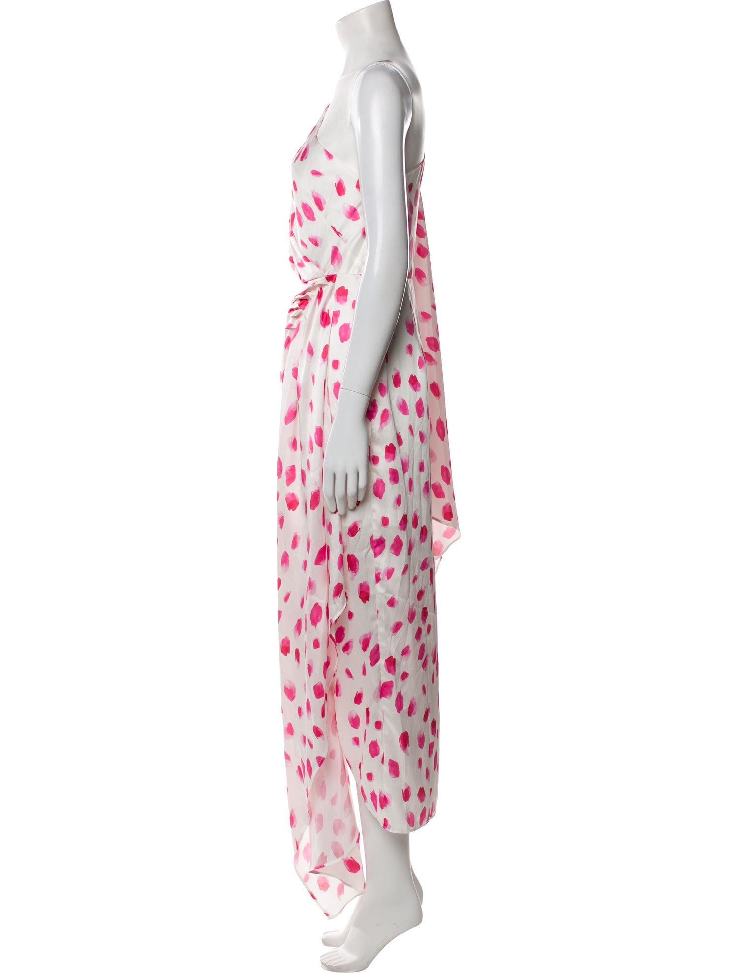 Significant Other Polka Dot Print Long Dress