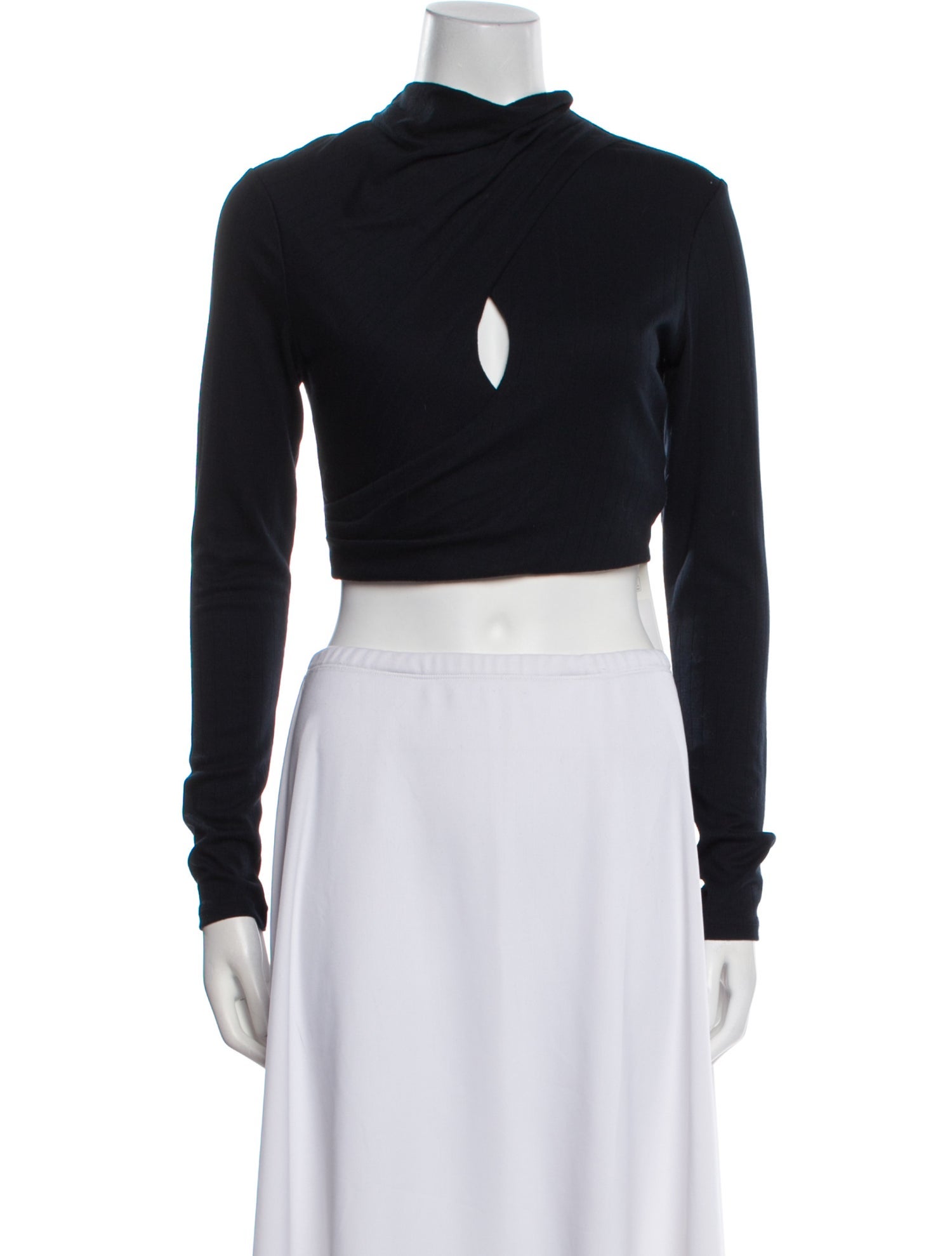 Significant Other Mock Neck Long Sleeve Crop Top