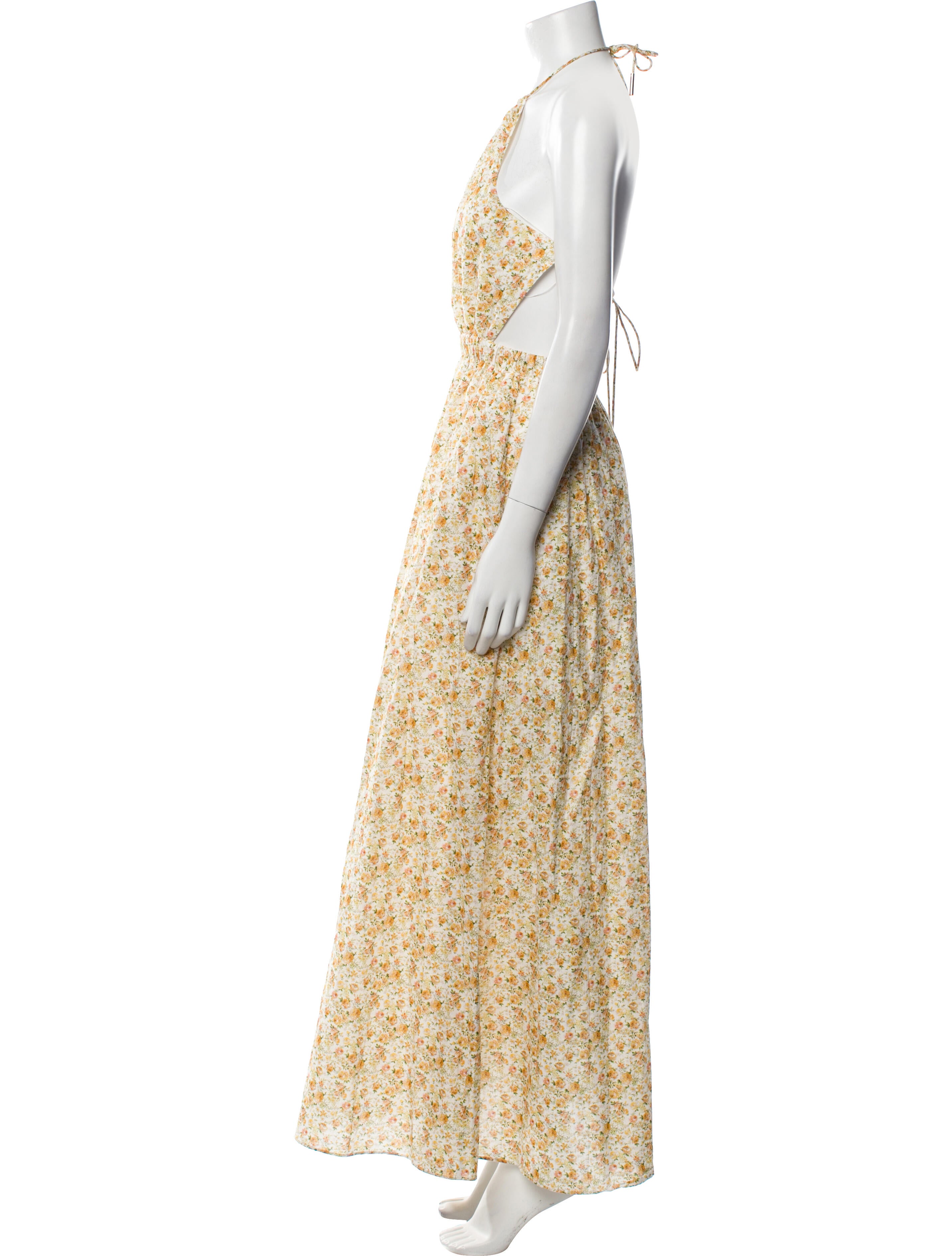 Significant Other Floral Print Long Dress