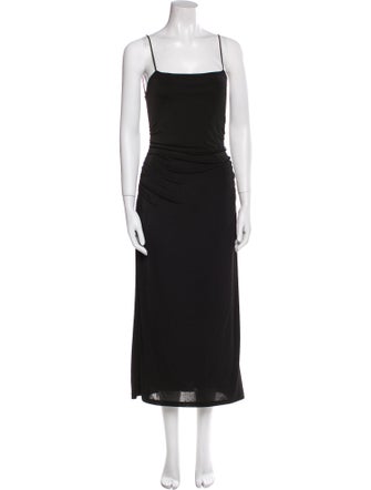 Significant Other Square Neckline Long Dress