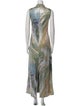 Significant Other Printed Long Dress