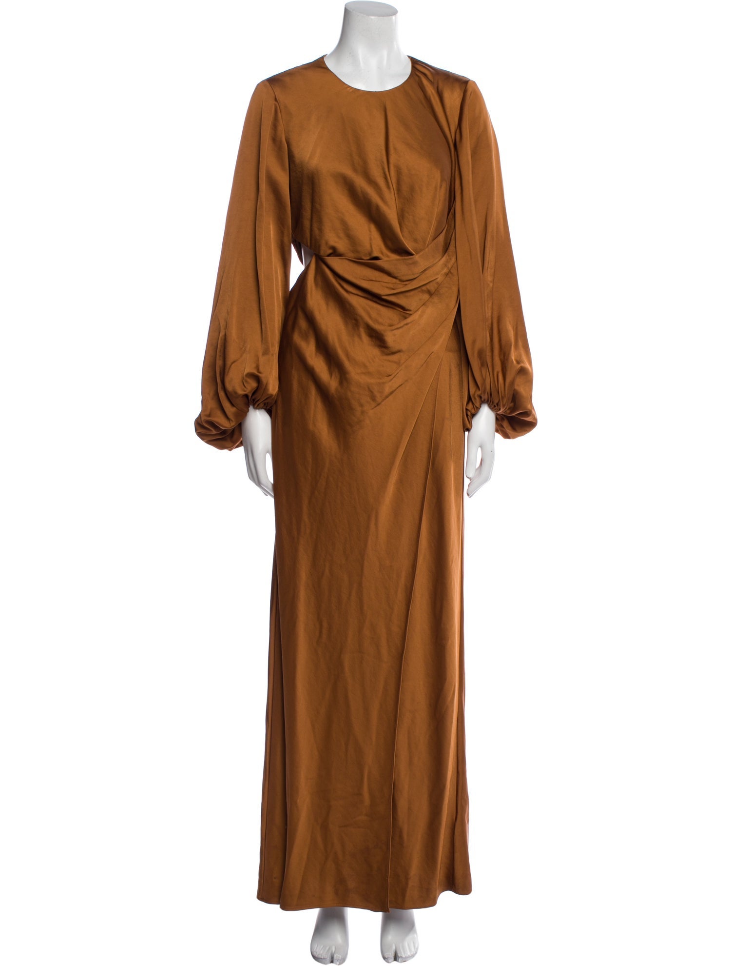 Significant Other Crew Neck Long Dress