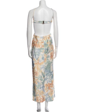 Significant Other Printed Long Dress