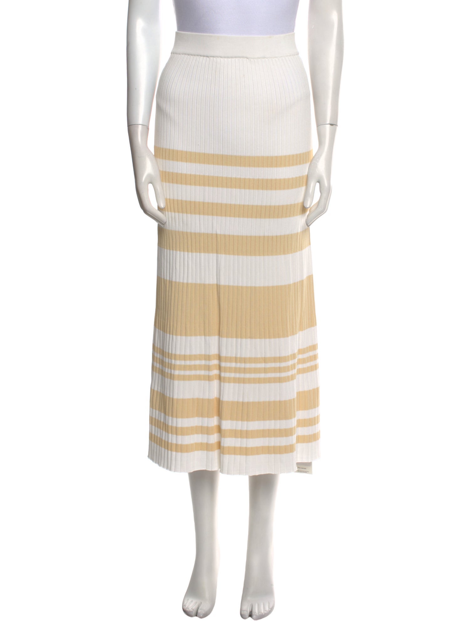 Significant Other Striped Midi Length Skirt