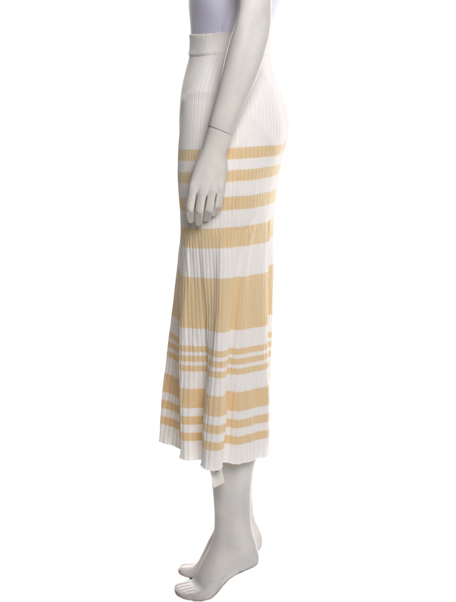 Significant Other Striped Midi Length Skirt