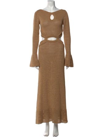 Significant Other Scoop Neck Long Dress