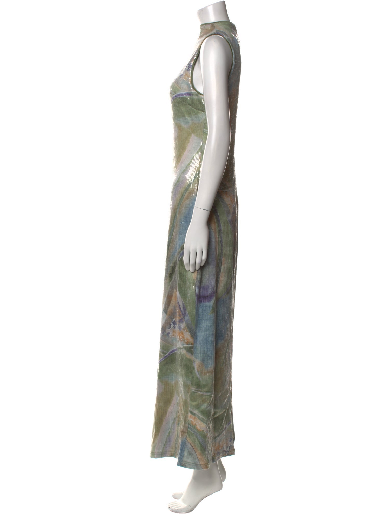 Significant Other Printed Long Dress