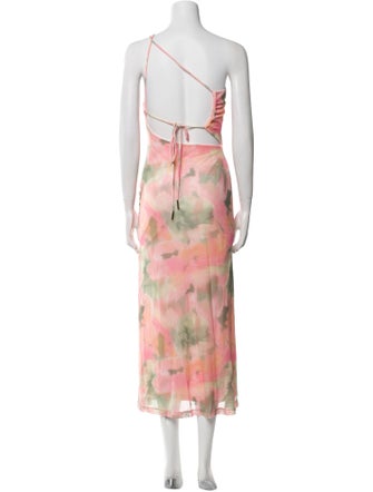 Significant Other Tie-Dye Print Midi Length Dress