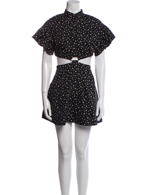 Significant Other Polka Dot Print Mini Dress
