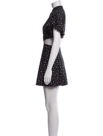 Significant Other Polka Dot Print Mini Dress