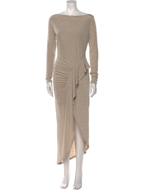 Significant Other Bateau Neckline Long Dress