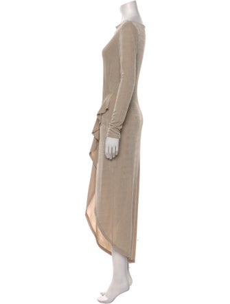 Significant Other Bateau Neckline Long Dress