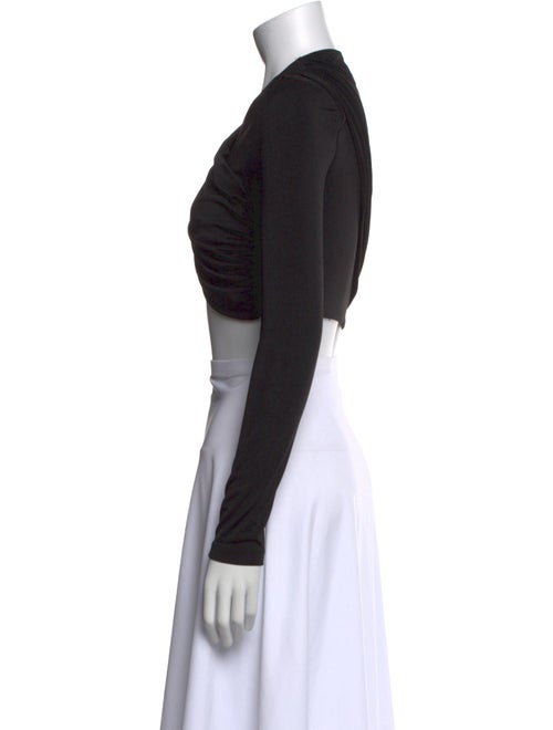 Significant Other Cowl Neck Long Sleeve Crop Top