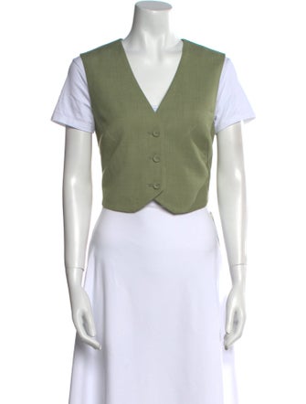 Significant Other V-Neck Short Sleeve Crop Top