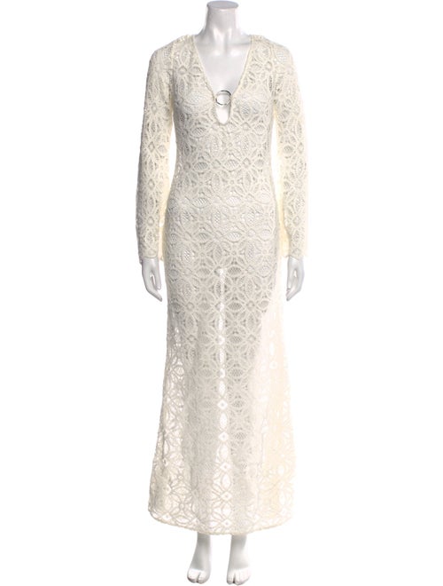 Significant Other Lace Pattern Long Dress