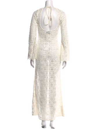 Significant Other Lace Pattern Long Dress