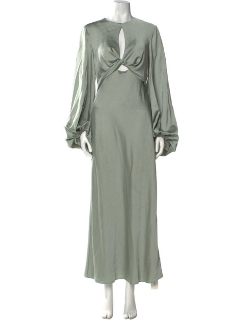 Significant Other Crew Neck Long Dress