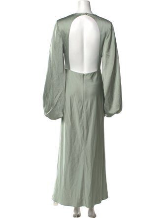 Significant Other Crew Neck Long Dress