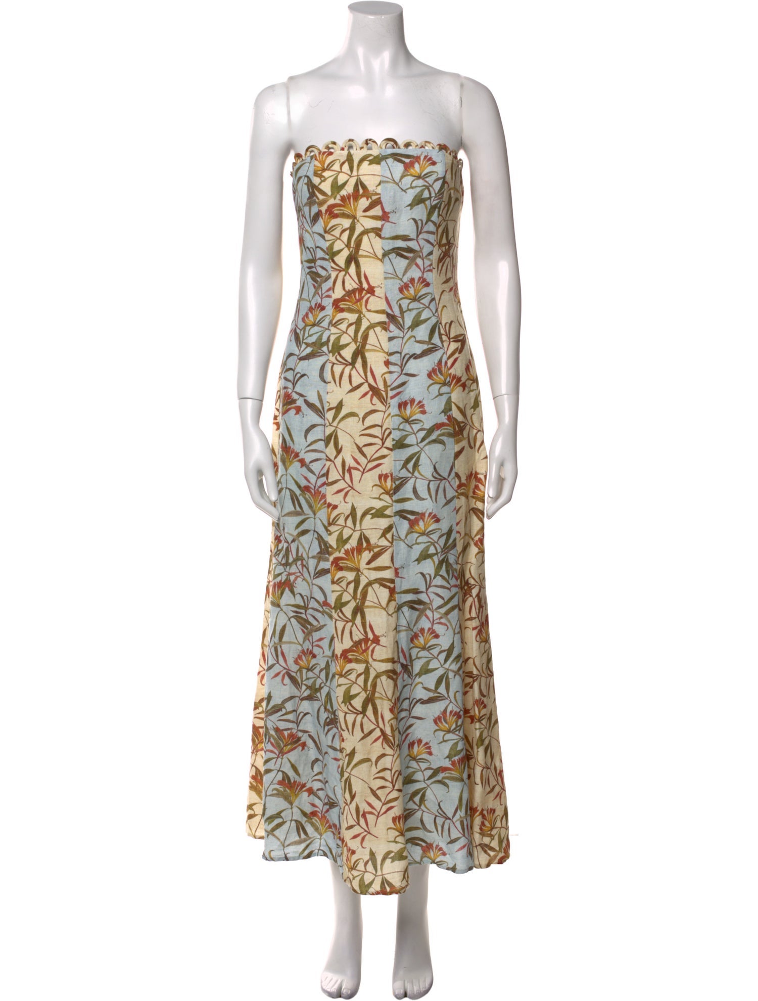 Significant Other Floral Print Midi Length Dress