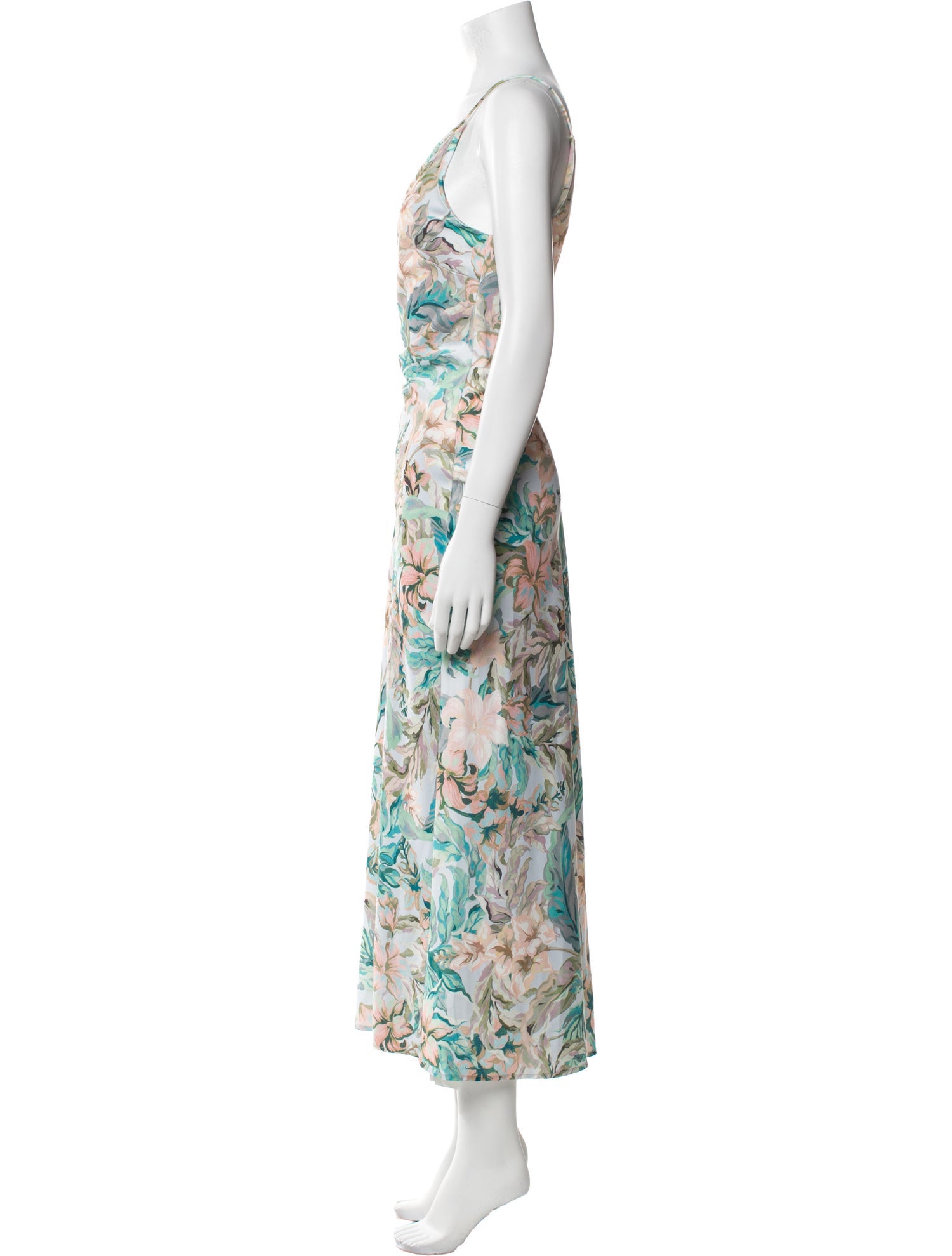 Significant Other Floral Print Long Dress