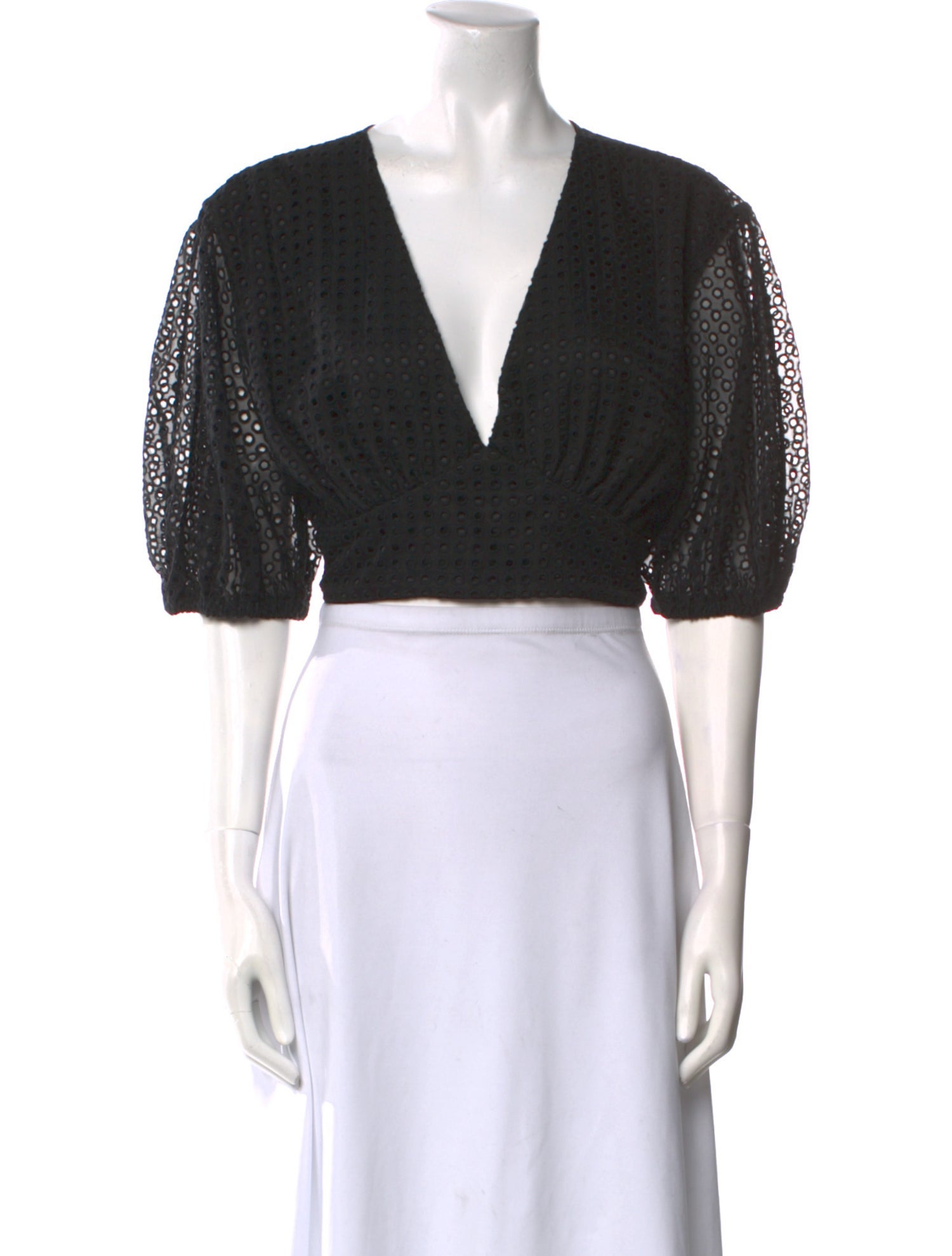 Significant Other V-Neck Short Sleeve Crop Top