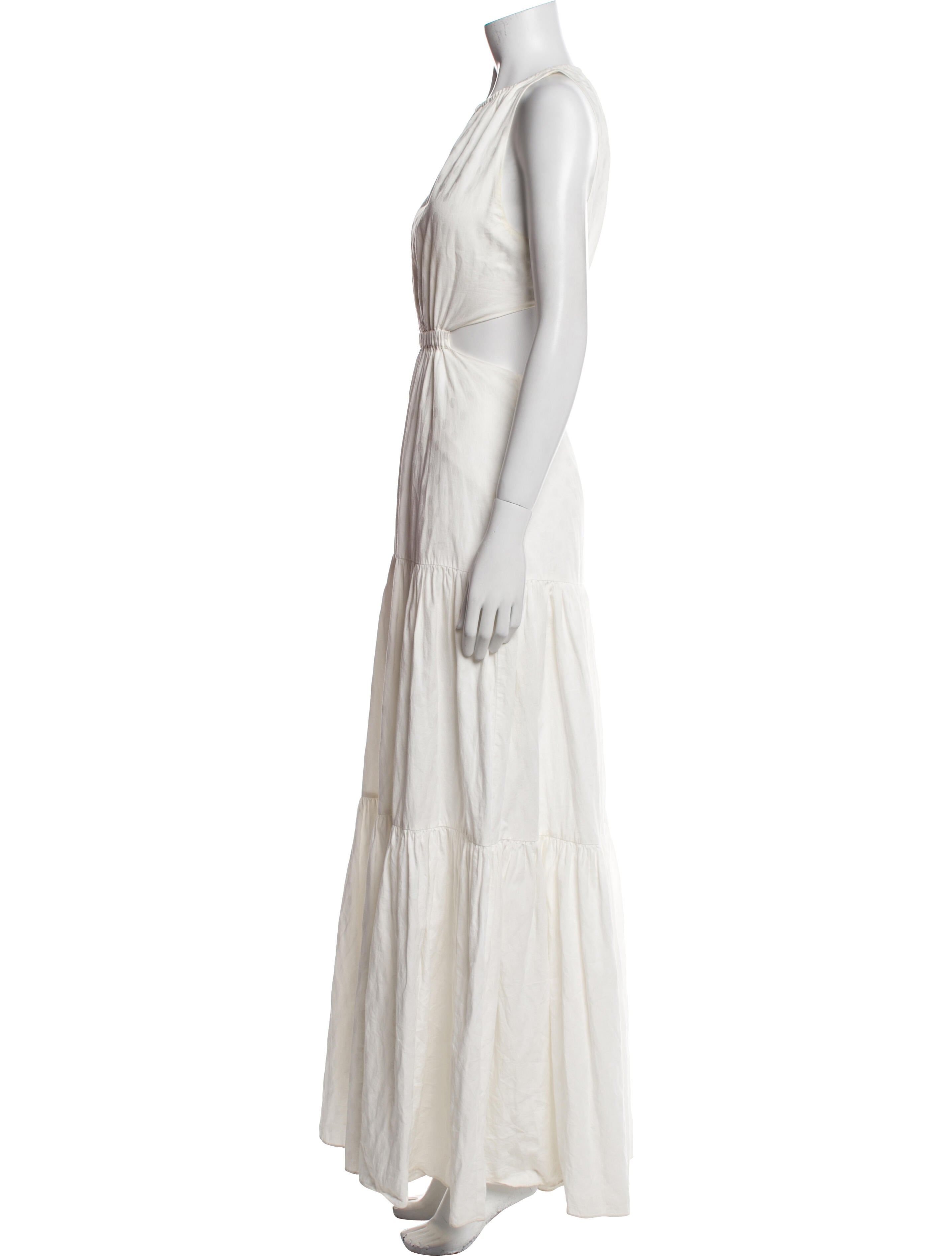 Significant Other Crew Neck Long Dress