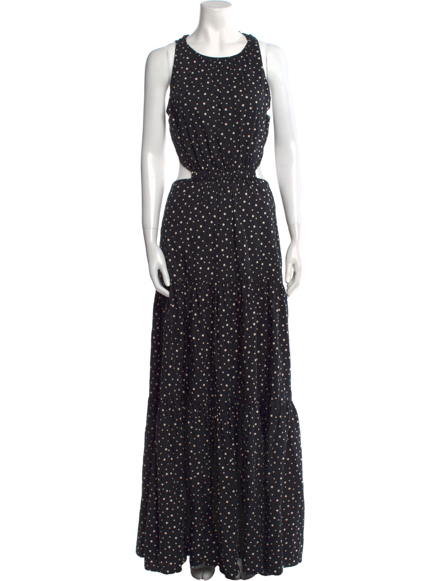 Significant Other Polka Dot Print Long Dress
