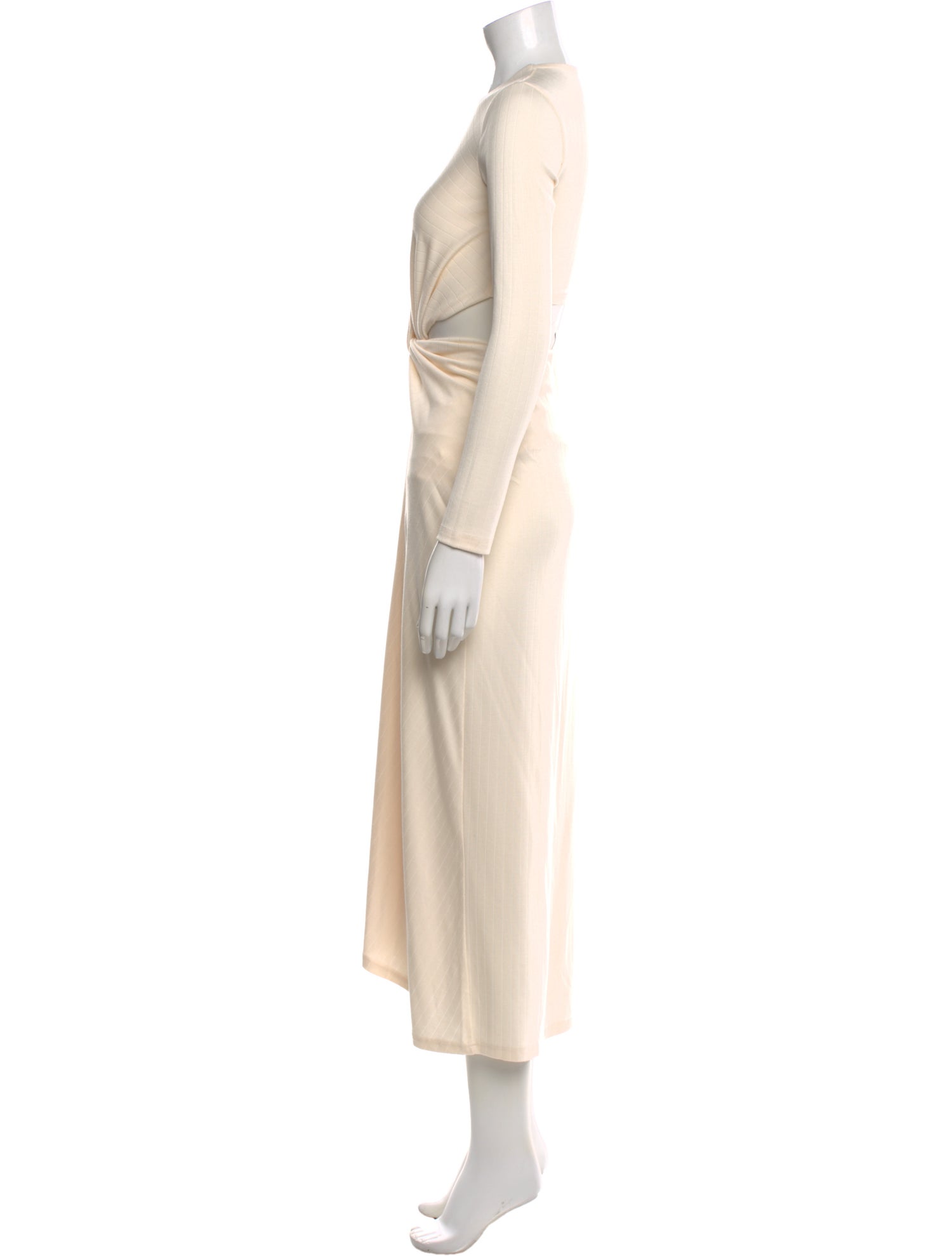 Significant Other Crew Neck Long Dress