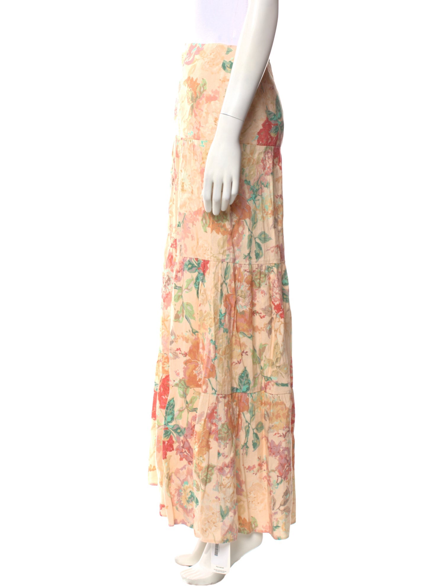 Significant Other Floral Print Long Skirt