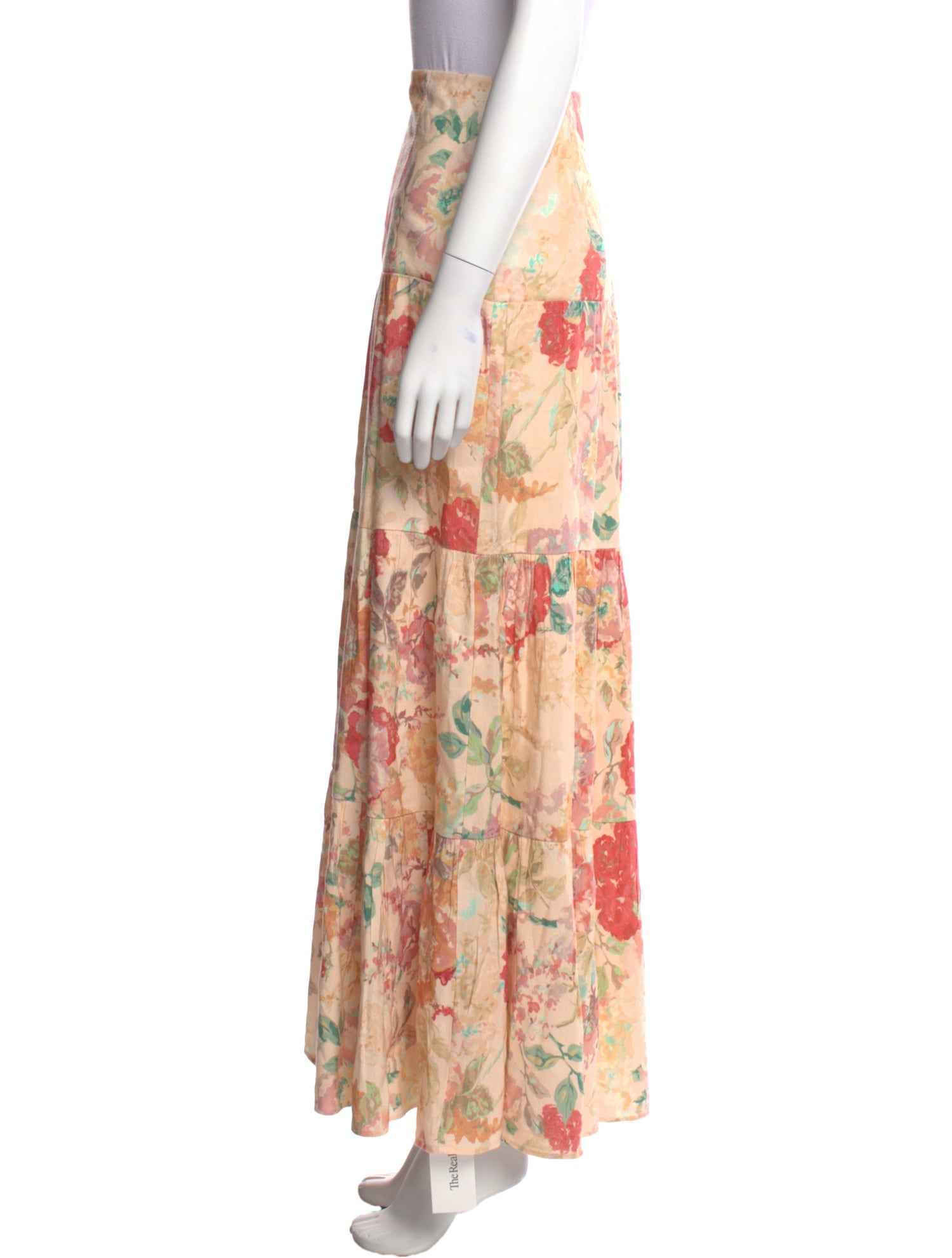 Significant Other Floral Print Long Skirt