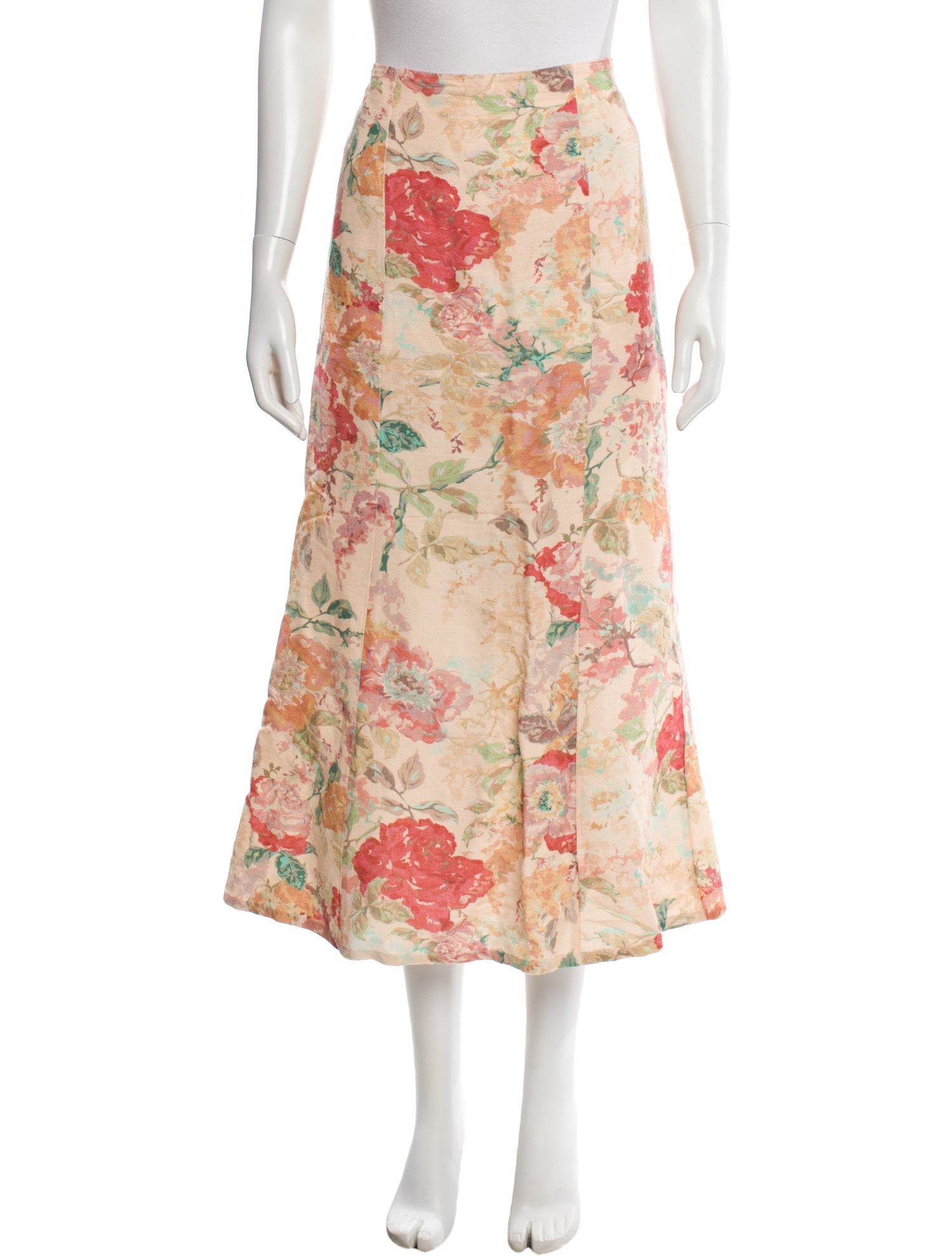 Significant Other Linen Midi Length Skirt