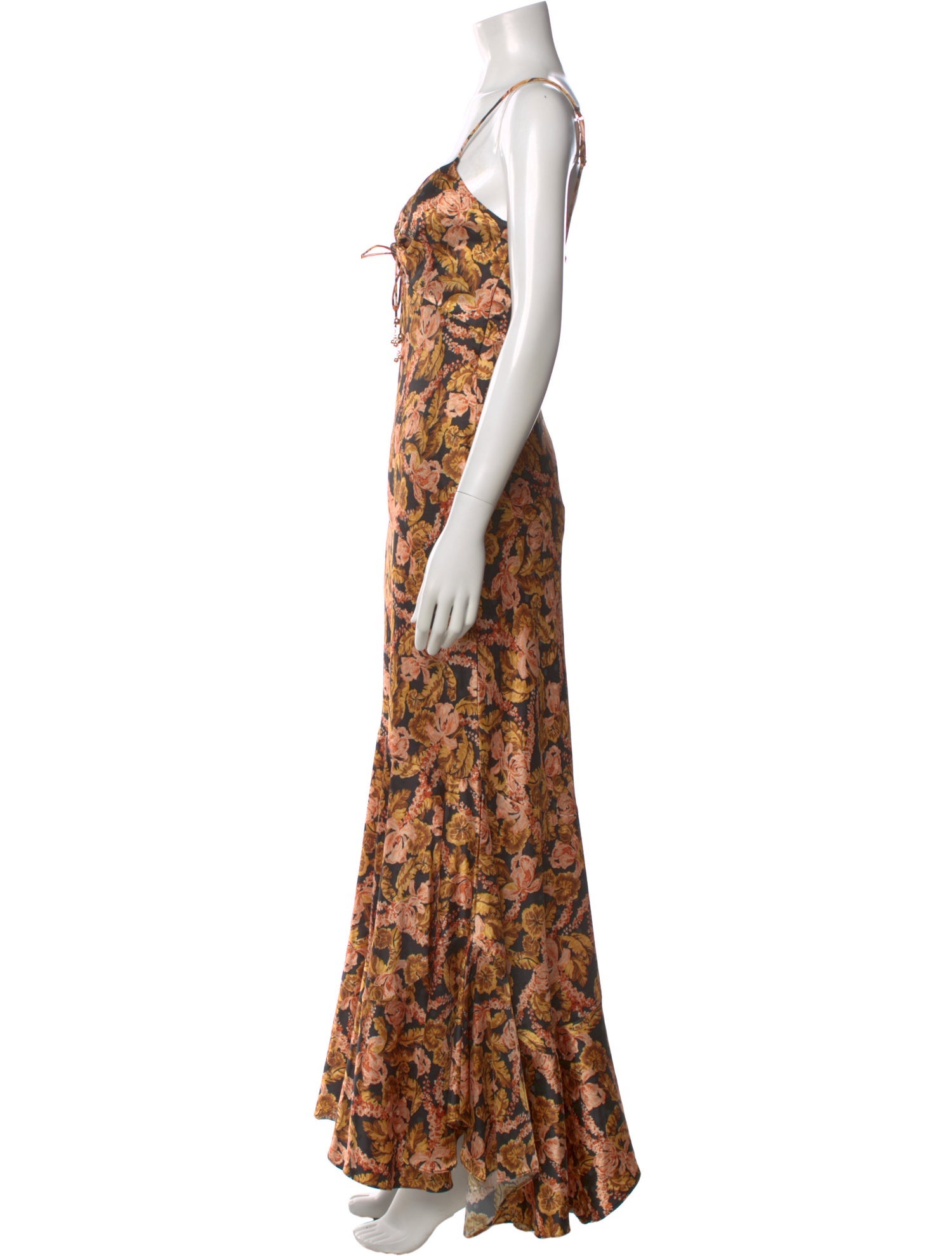 Significant Other Floral Print Long Dress