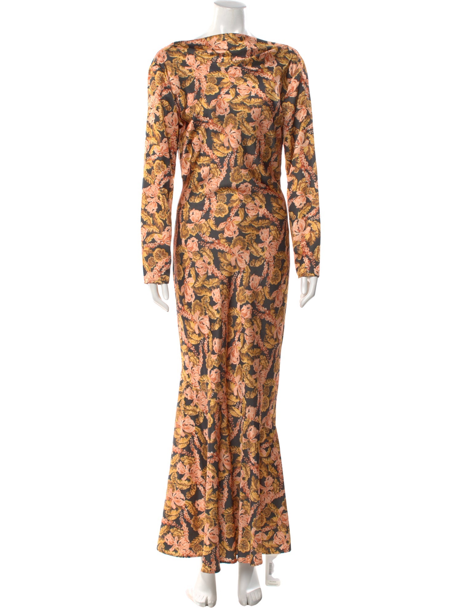 Significant Other Floral Print Long Dress